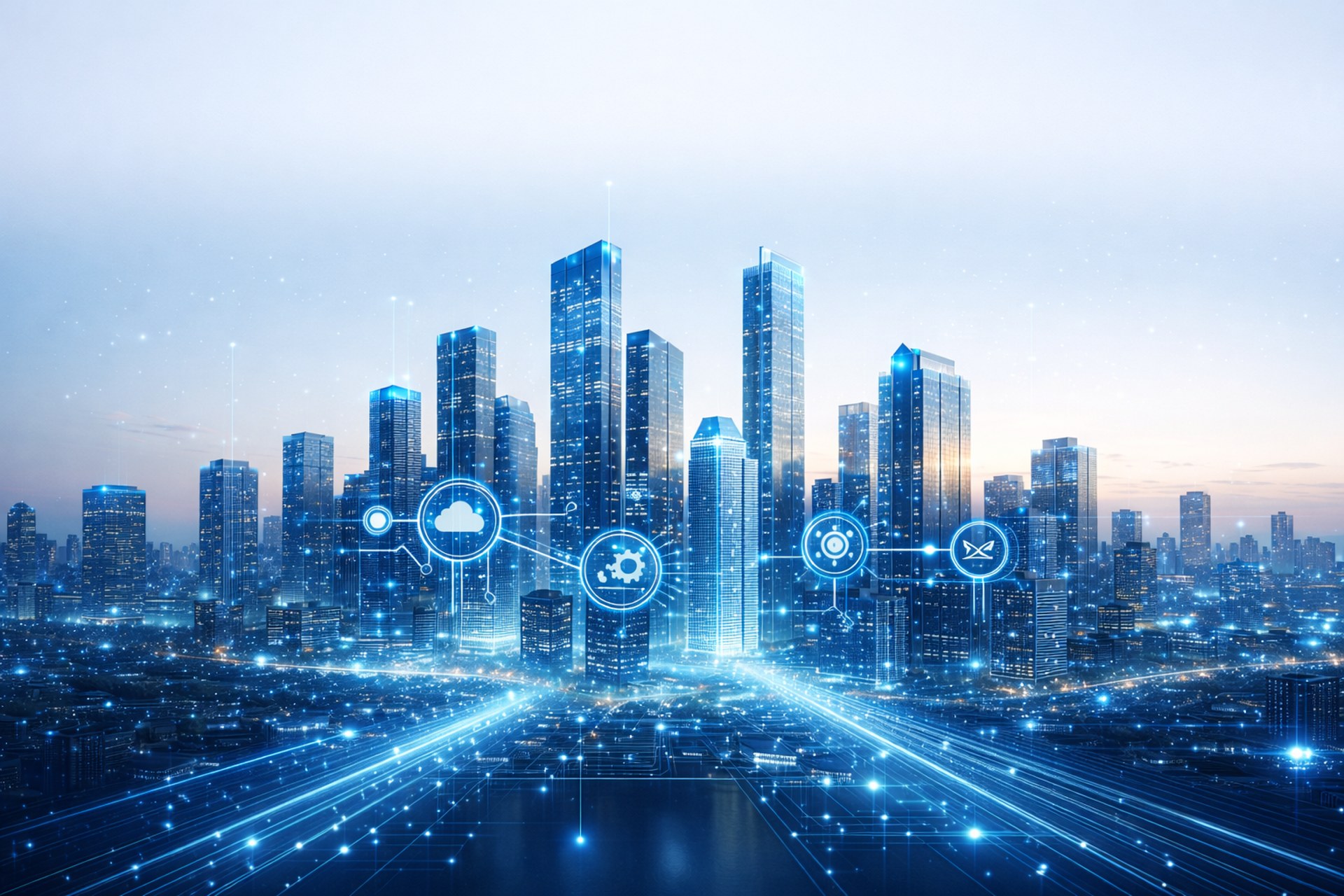 Digitale Skyline
